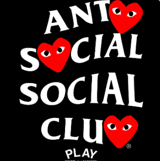 ANTI SOCIAL SOCIAL CLUB COMME DES GARCONS HOODIE
