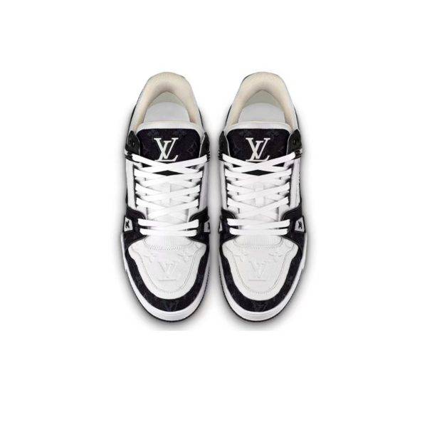 Louis Vuitton LV Trainer Blanco Negro