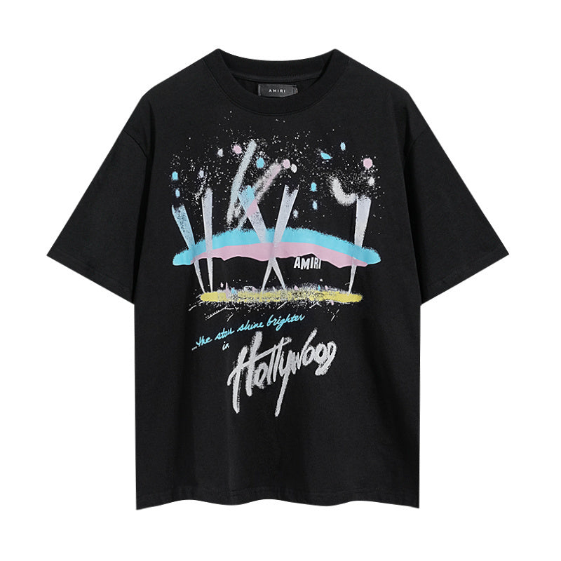 Amiri t-shirt cinema hollywood
