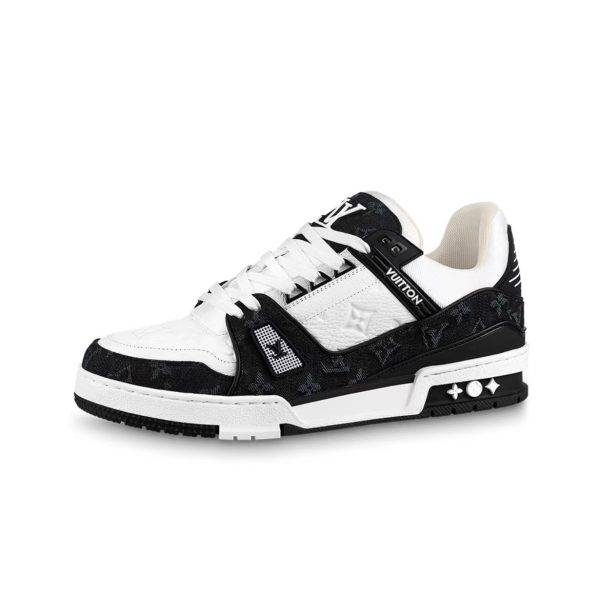 Louis Vuitton LV Trainer Blanco Negro