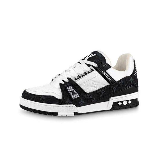 Louis Vuitton LV Trainer Blanco Negro