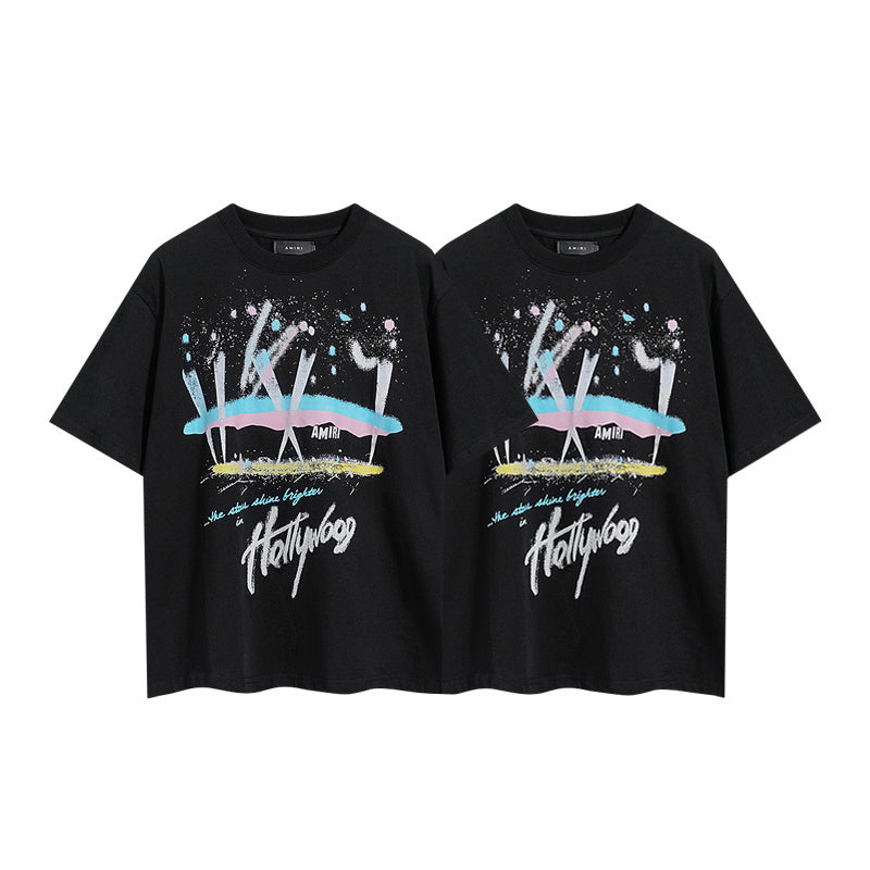 Amiri t-shirt cinema hollywood