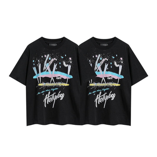 Amiri t-shirt cinema hollywood