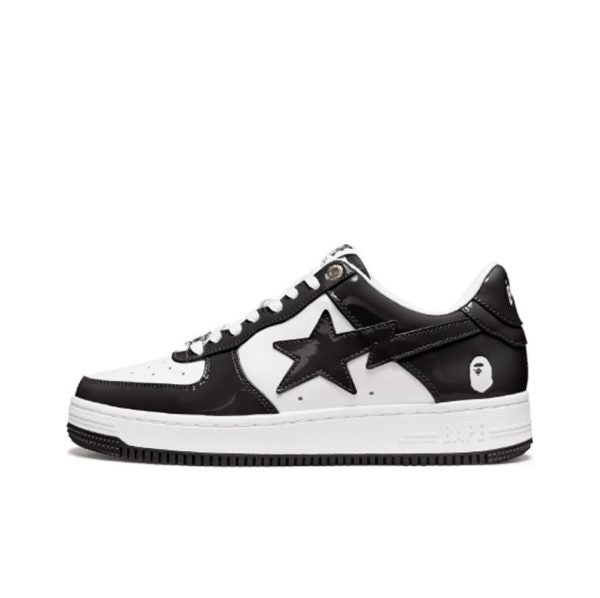 BAPESTA A BATHING APE STA blanco y negro