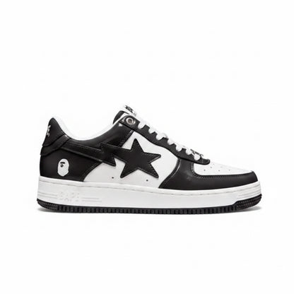 BAPESTA A BATHING APE STA blanco y negro