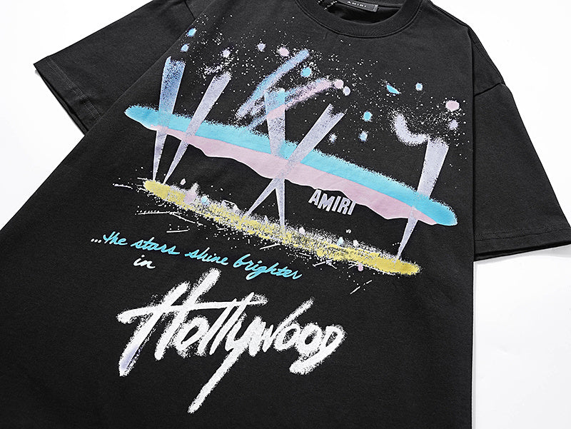 Amiri t-shirt cinema hollywood