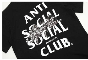 PLAYERA ANTI SOCIAL SOCIAL CLUB UTOPIA TEE
