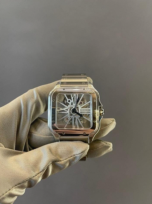 Cartier santos Skeleton