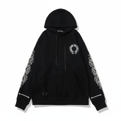 Hoodie Chrome Hearts — Logo Pecho
