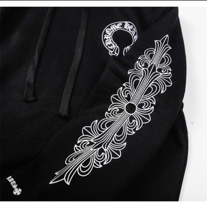 Hoodie Chrome Hearts — Logo Pecho