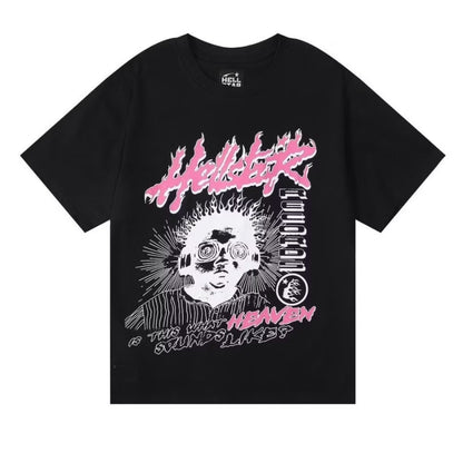 Playera hell star heaven Records